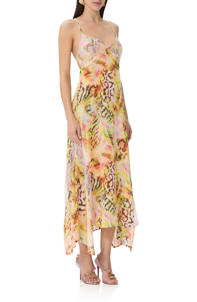 AFRM Christina Slipdress, Alternate, color, Pink Shell Swirl