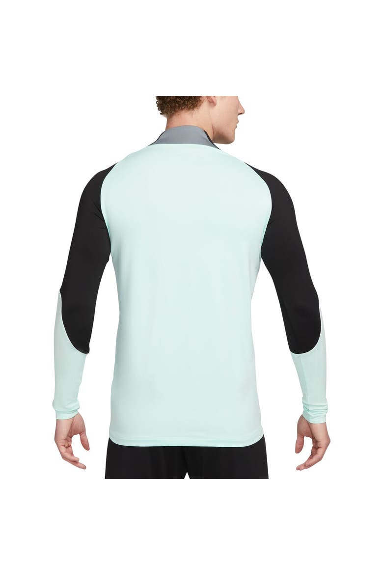 Men's Nike Mint Chelsea Strike Drill 2023/24 Performance Quarter-Zip Long Sleeve Top, Alternate, color, Mint