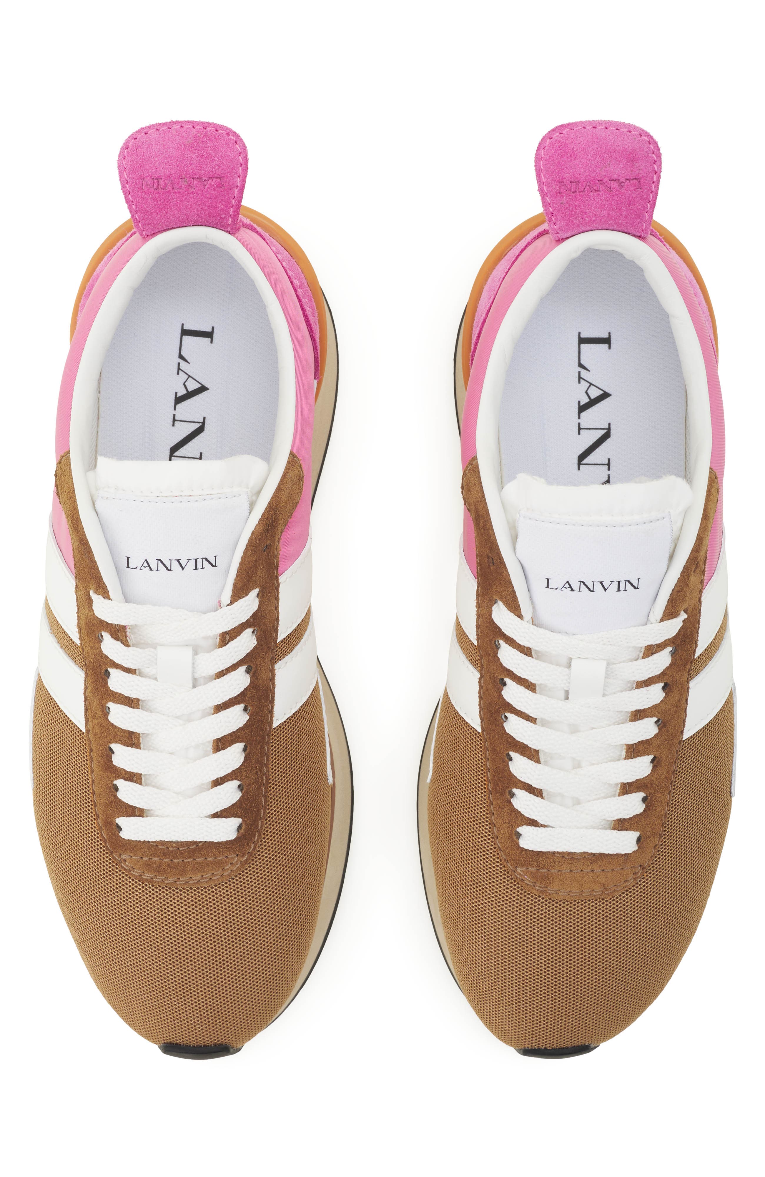 Bumpr Sneakers In Nylon And Mesh, Alternate, color, Red/Lilac