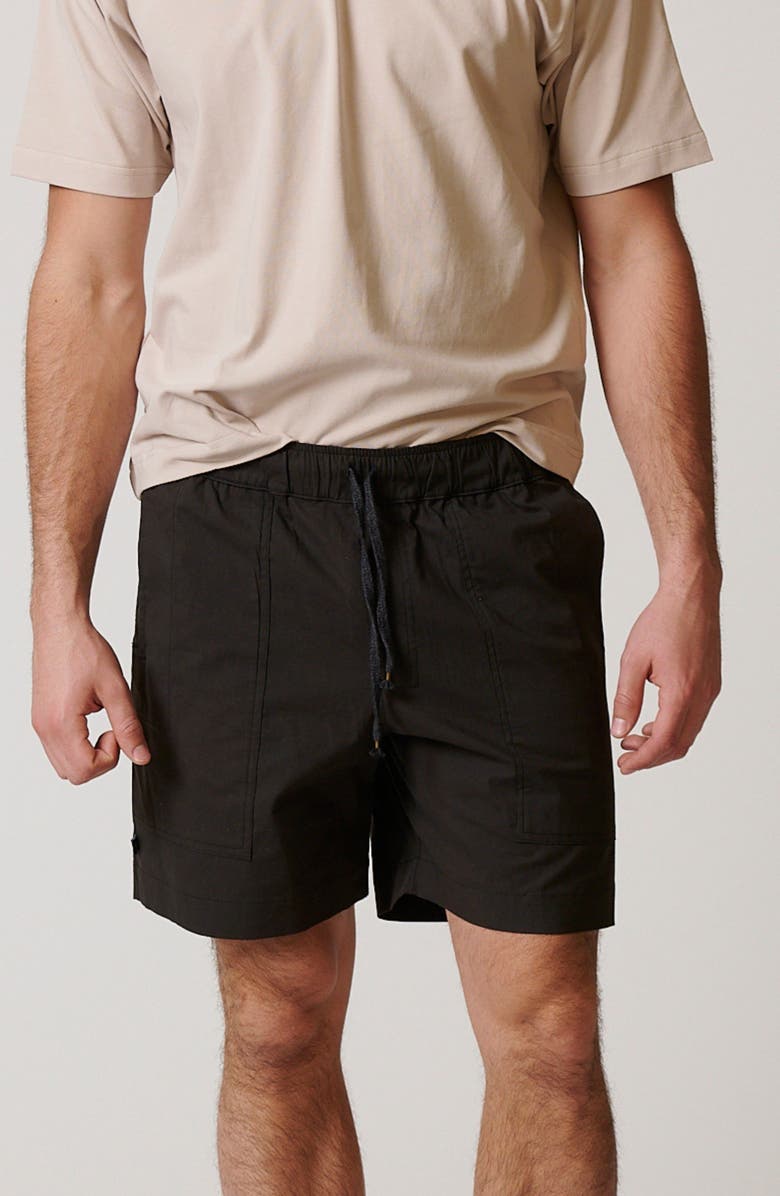 LEISURE LAB Cotton Ripstop Shorts, Alternate, color, Moonshine