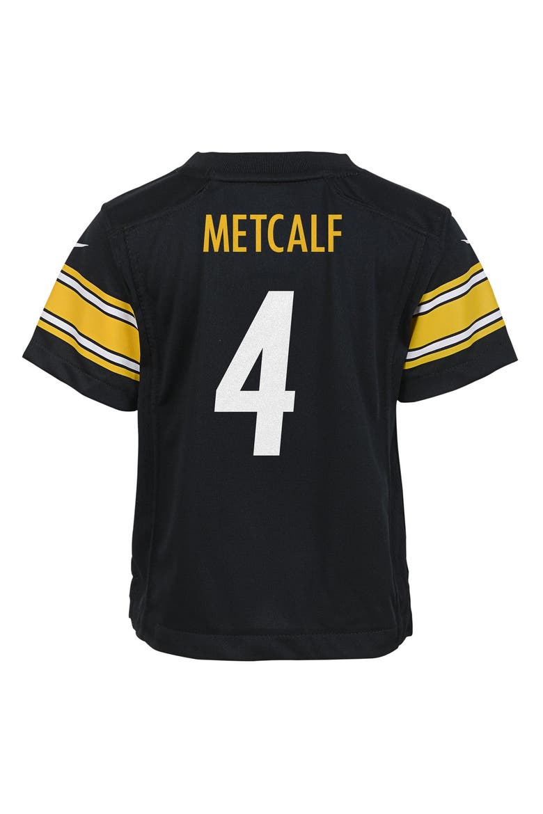 Preschool Nike D.K. Metcalf Black Pittsburgh Steelers Team Game Jersey, Alternate, color, Black