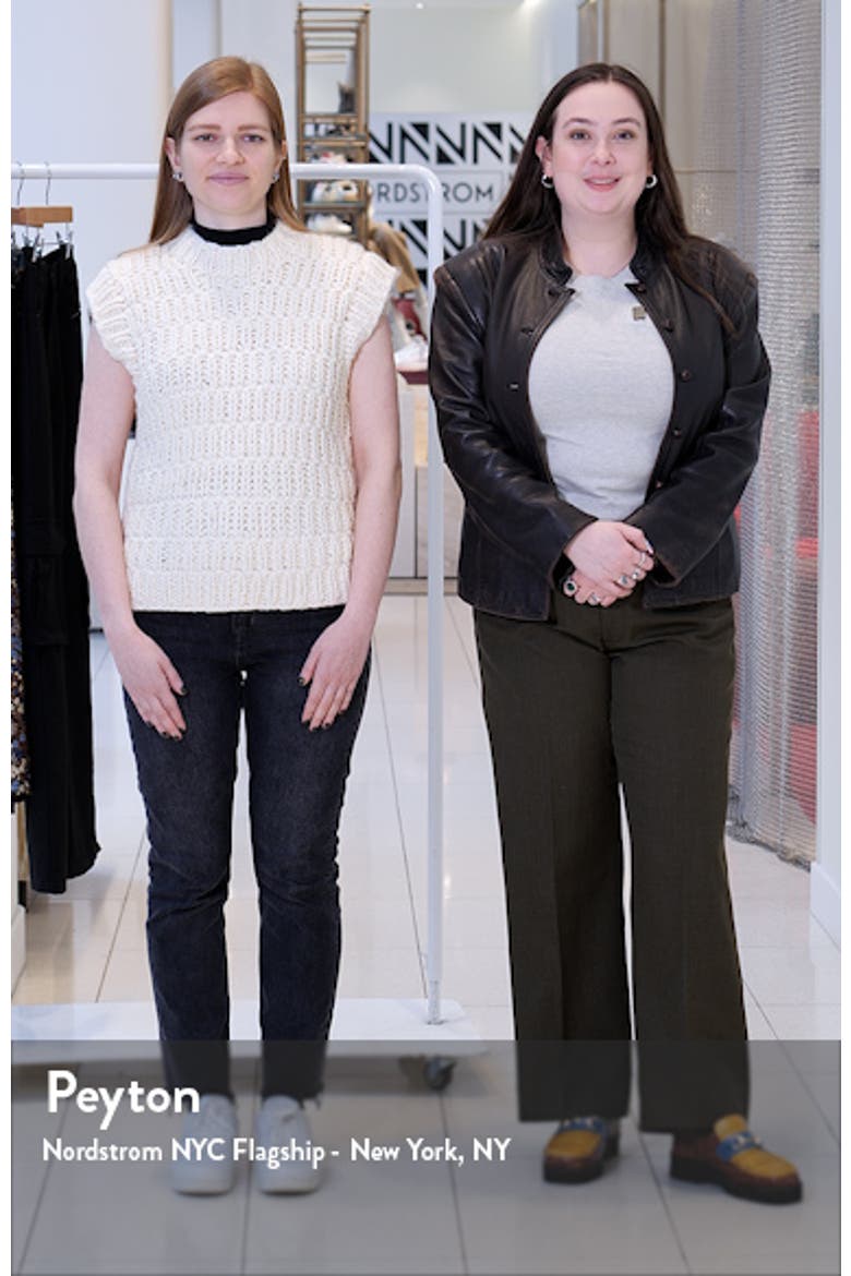 Chunky Cap Sleeve Sweater video