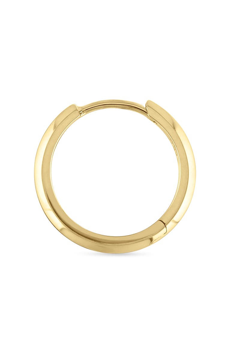 Vertex Single Hoop Earring, Alternate, color, YELLOW GOLD