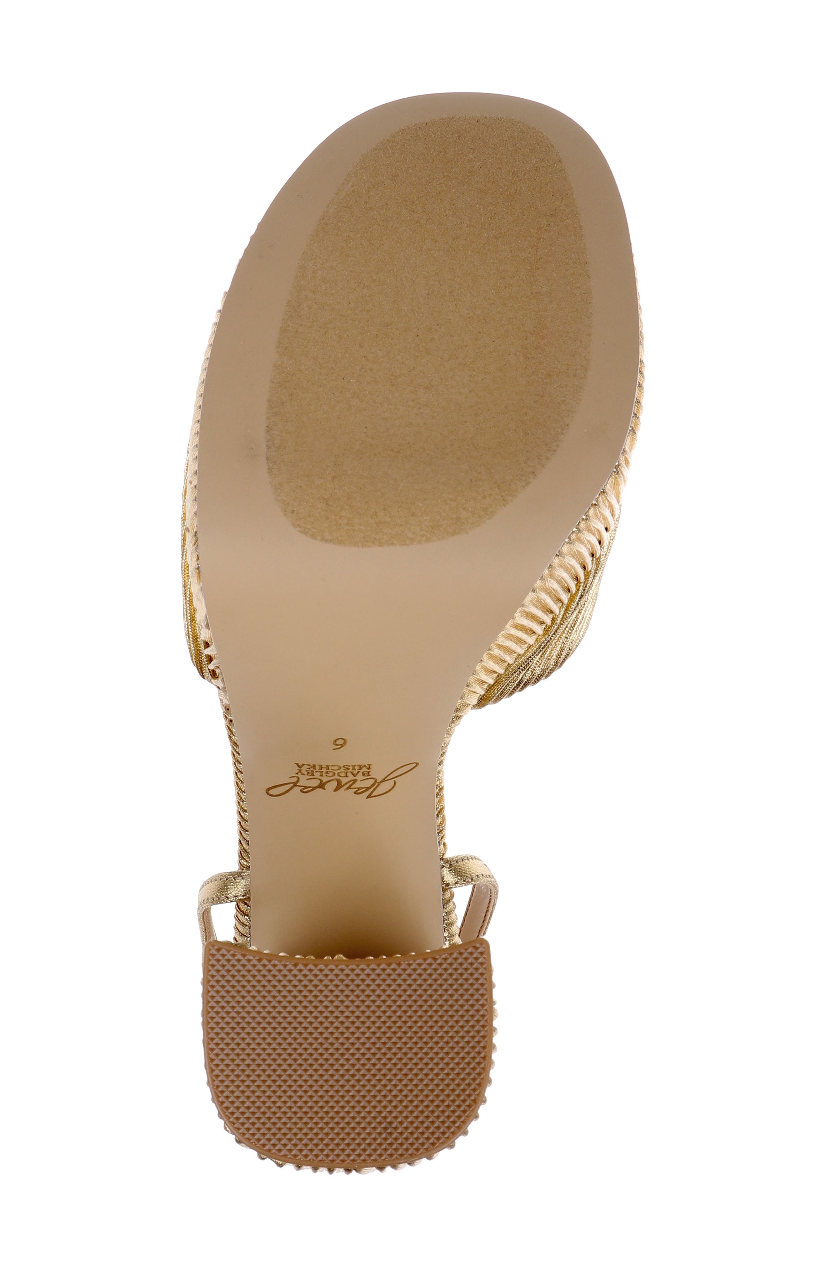 Bahari Platform Sandal, Alternate, color, GOLD FABRIC