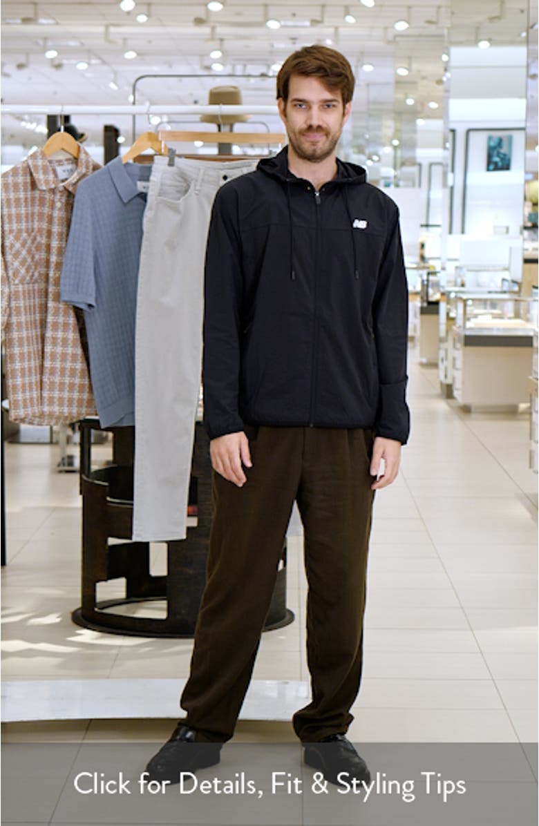 Athletics Woven Nylon Hooded Jacket, sales video thumbnail