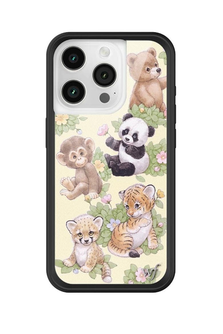 Safari Babies iPhone Case, Alternate, color, Yellow