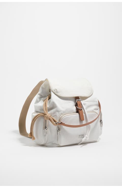Nylon Multi-Pocket Backpack