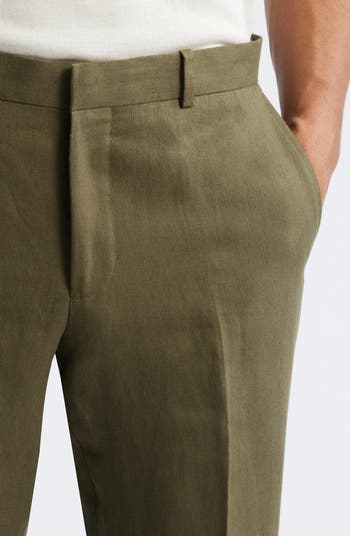 Henrik Trim Fit Italian Linen Suit Separate Pants