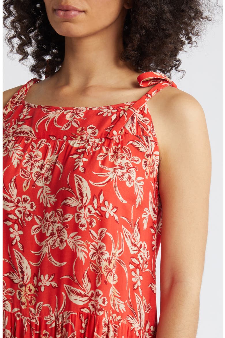 Skylar Paisley Floral Sundress, Alternate, color, MAUI SUNRISE