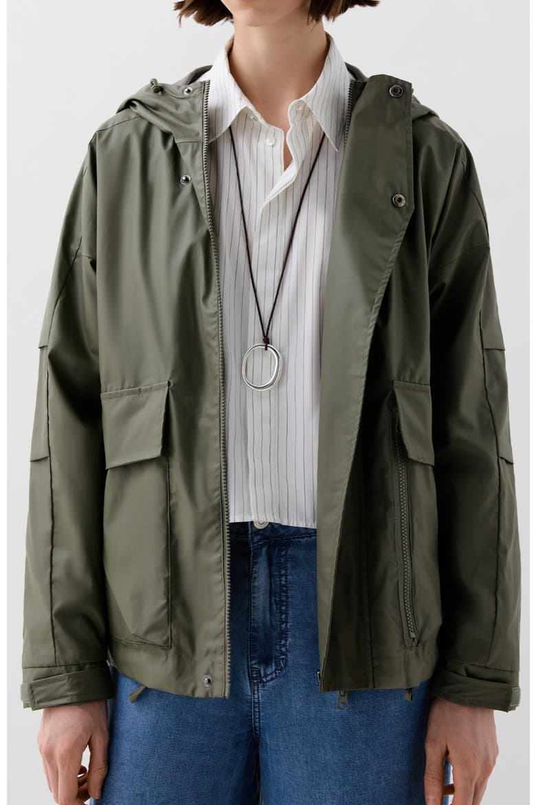 Woman Raincoat, Main, color, Khaki