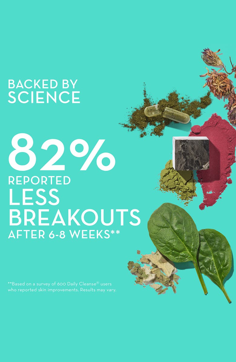 Hum Nutrition Daily Cleanse<sup>®</sup> Clear Skin and Body Detox Dietary Supplement, Alternate, color,