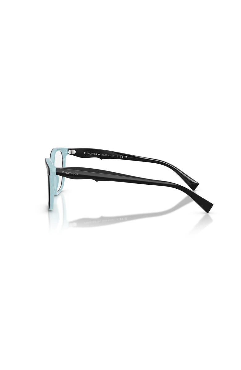 Tiffany & Co. 54mm Square optical glasses, Alternate, color, Black