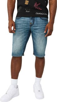 True Religion Rocco Super T Denim Shorts