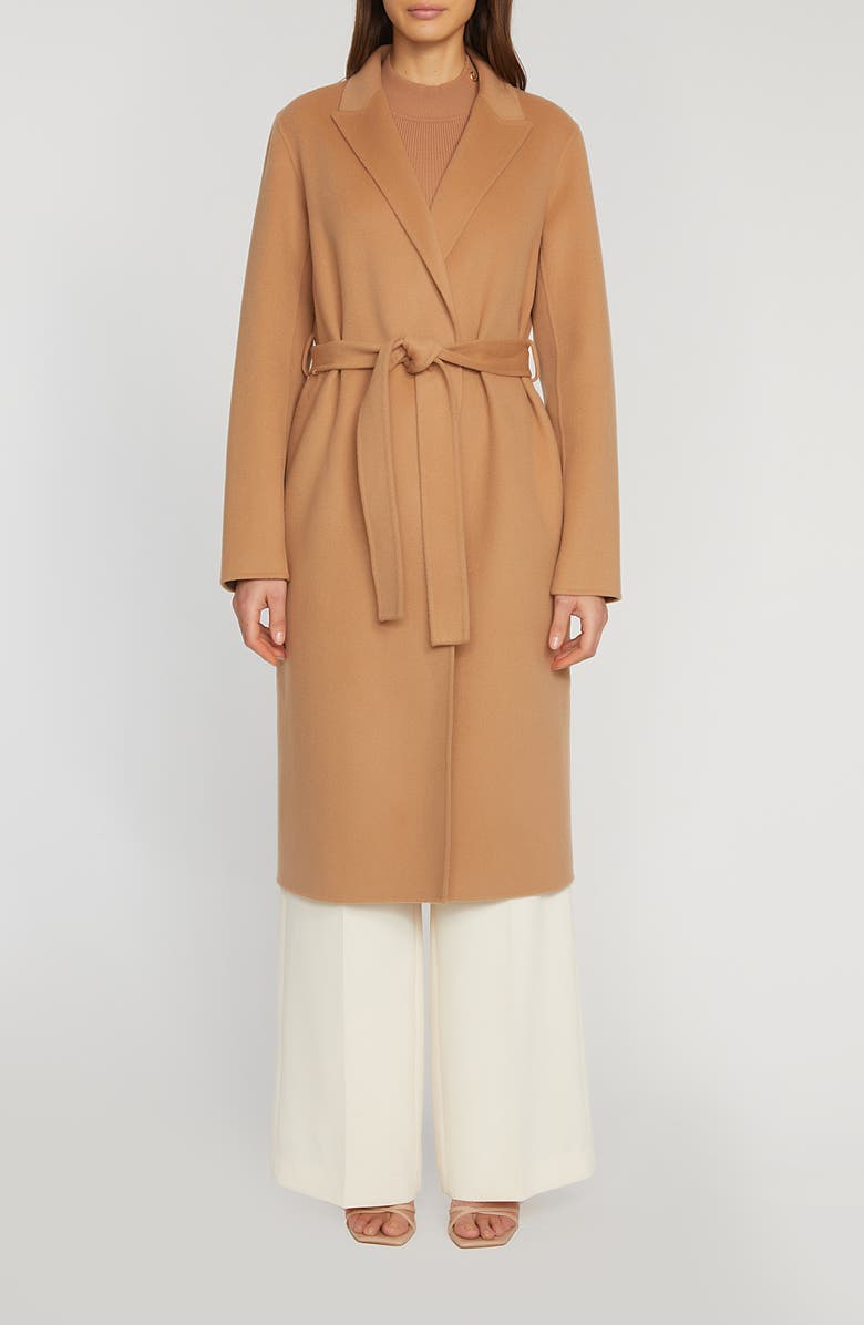 Elie Tahari The Nora Wool Wrap Coat, Main, color,