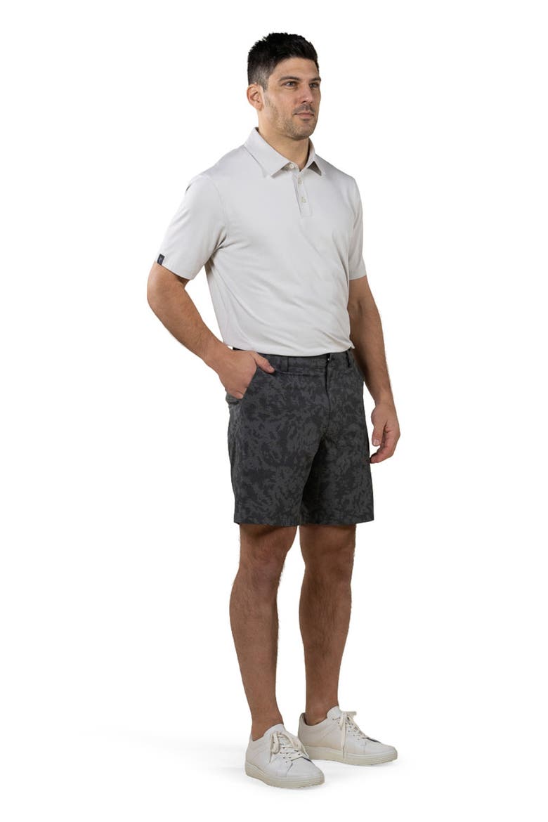 Oslo Printed Short, Alternate, color, Asphalt