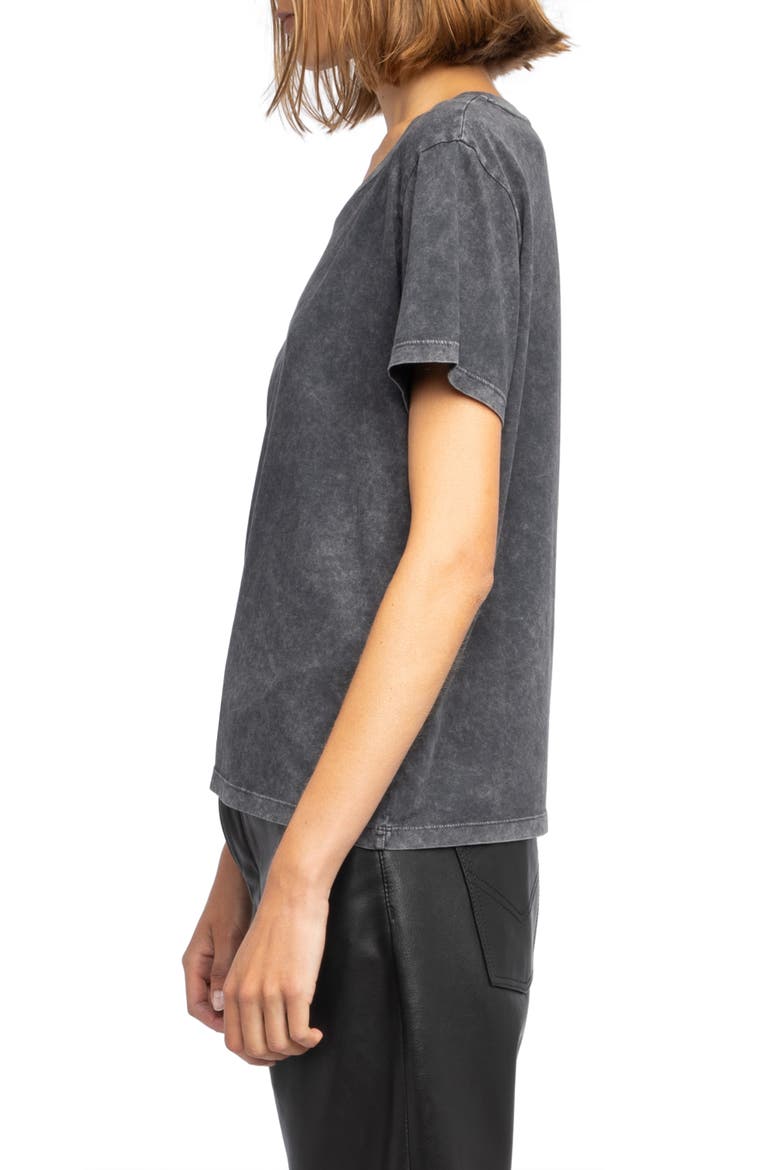 Alys Crystal Logo T-Shirt, Alternate, color, BLACK