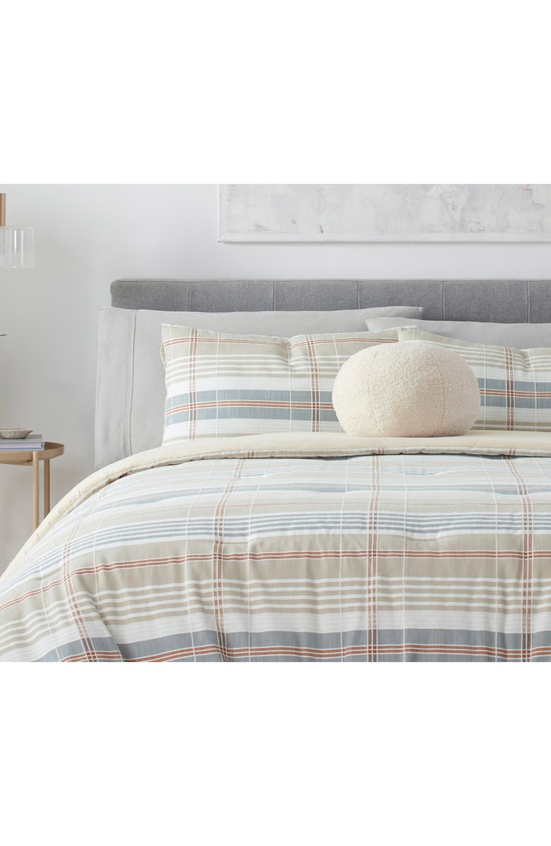 Vellux Oslo Comforter Set, Alternate, color, Taupe