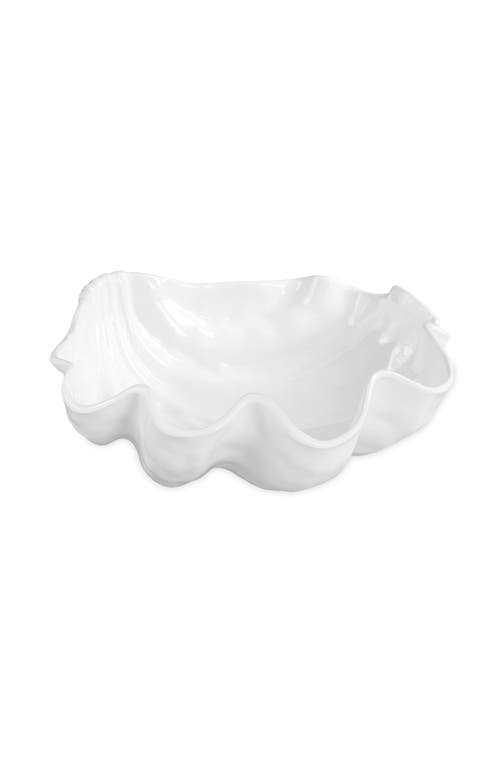 Beatriz Ball Collection Vida Ocean Shell Large Bowl In White