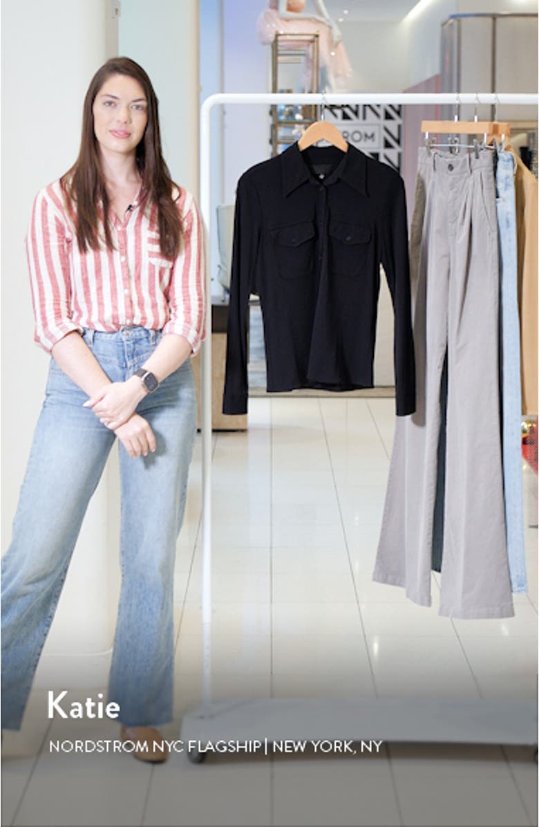 Aveline Pocket Button-Up Shirt, sales video thumbnail