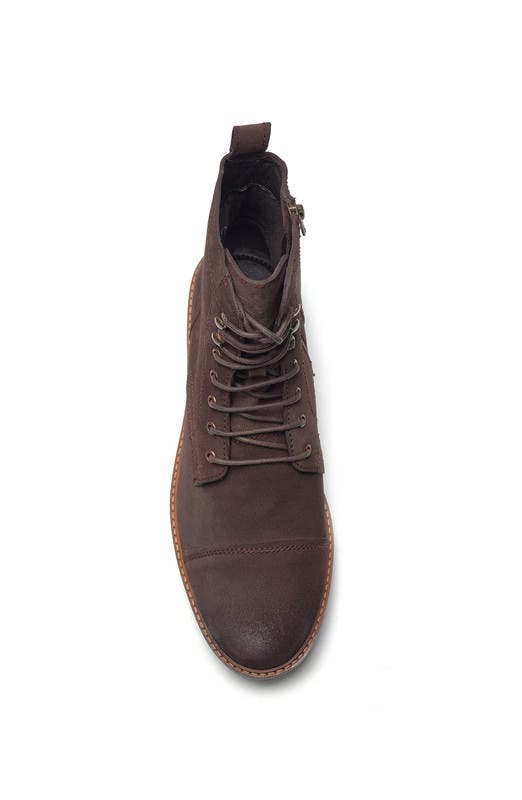 A. Veer Wilder Lace-up Boot, Alternate, color, Brown Suede