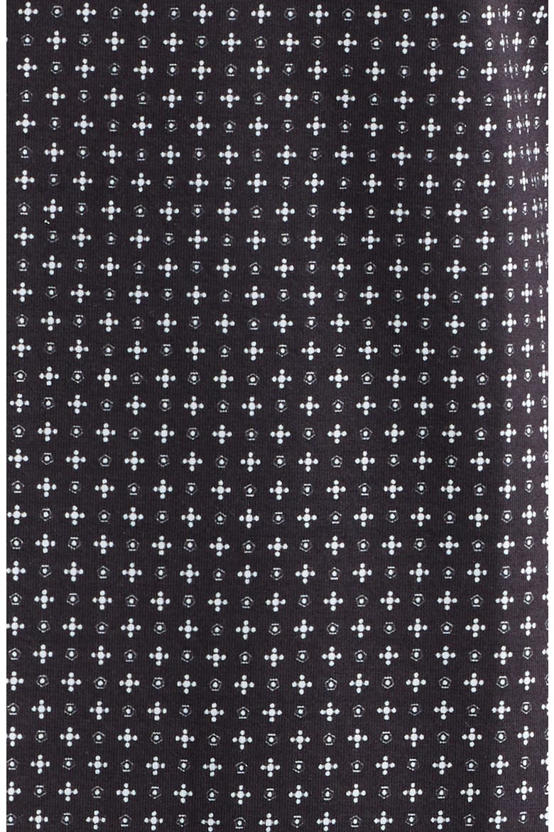 Miles OoohCotton® Print Short Sleeve Button-Up Shirt, Alternate, color, BLACK