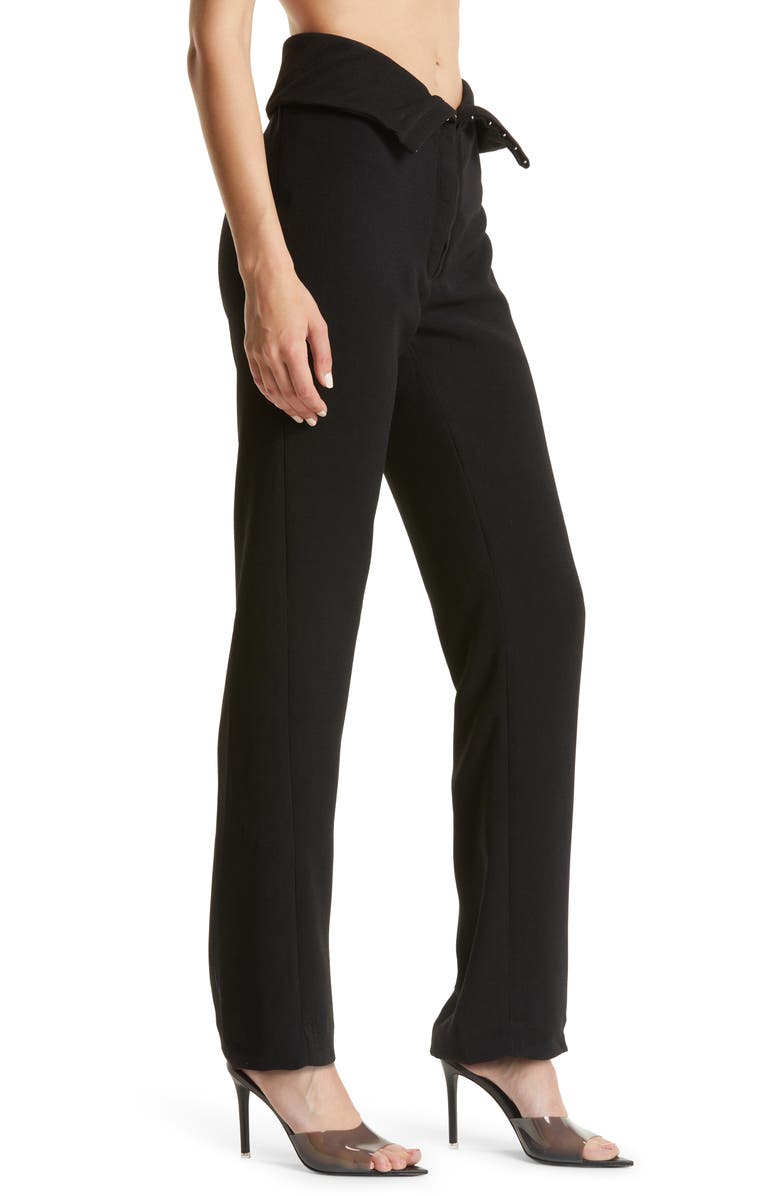 HOUSE OF CB Ava Fold Front Trousers, Alternate, color,