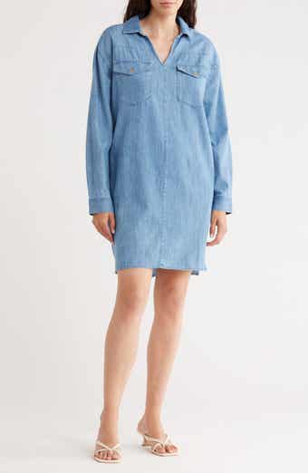Melrose and Market Long Sleeve Chambray Shirt Dress