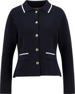 Barbour Colleen Cotton Collared Cardigan