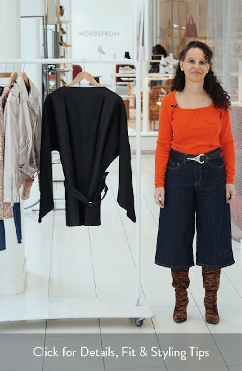 Touch Long Sleeve Satin Minidress, sales video thumbnail