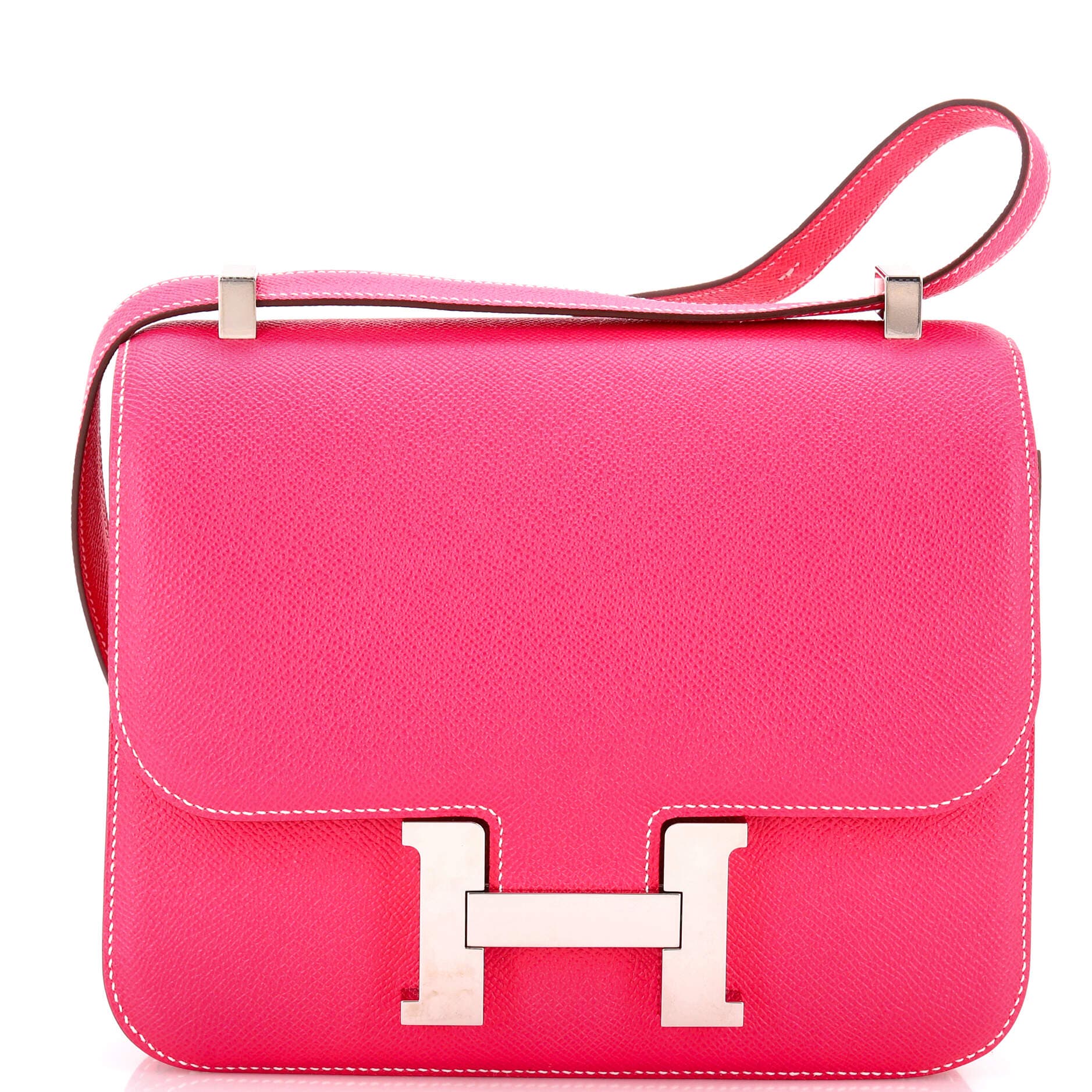 Pre-Owned Hermes Constance Bag Epsom 24, Main, color, Rose Tyrien