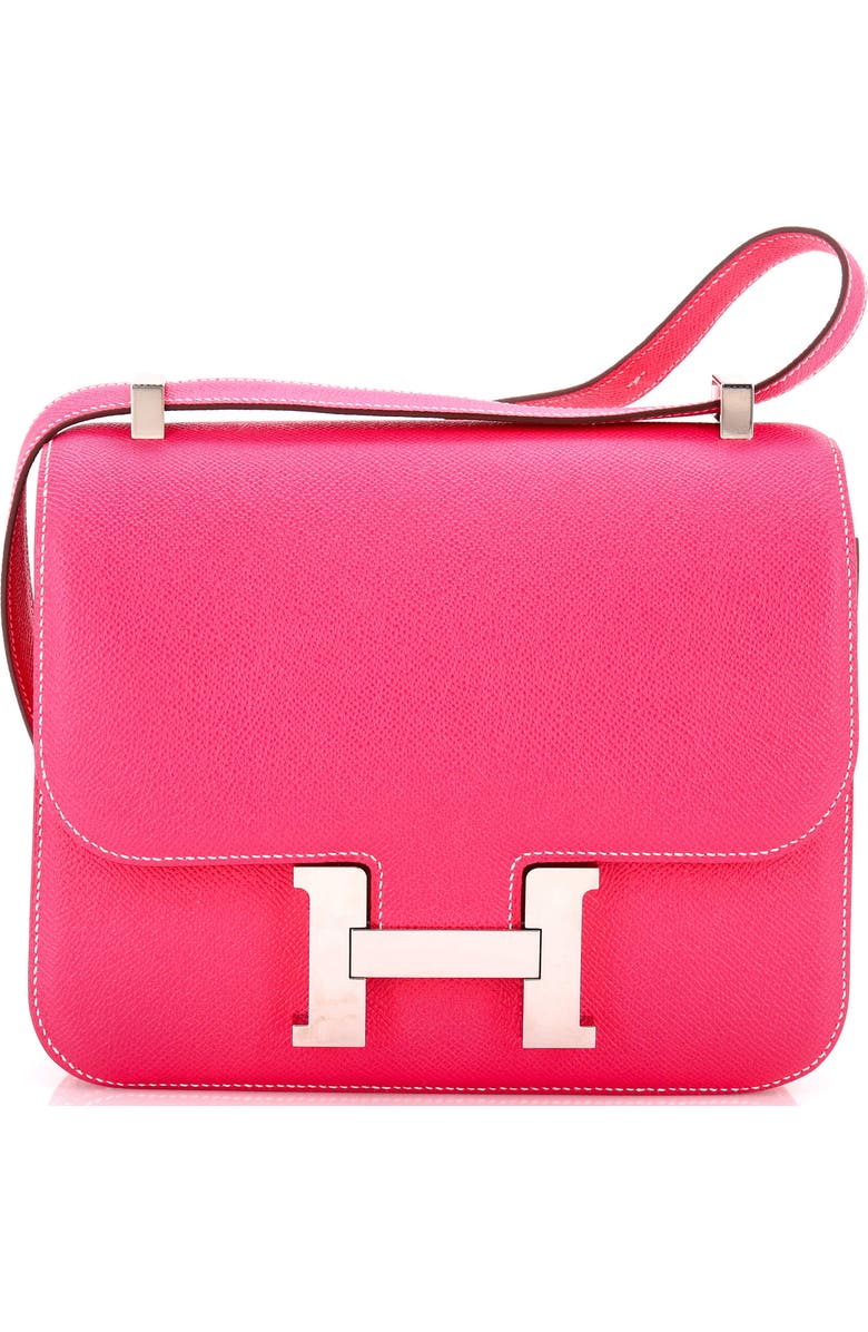 Pre-Owned Hermes Constance Bag Epsom 24, Main, color, Rose Tyrien