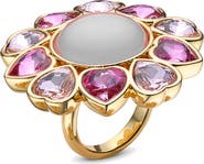 Kurt Geiger London Heart Crystal Cocktail Ring