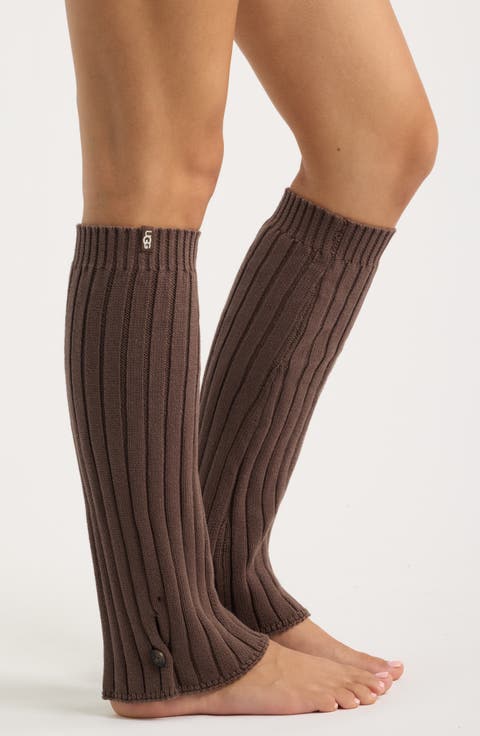 Talullah Cotton Blend Rib Leg Warmers