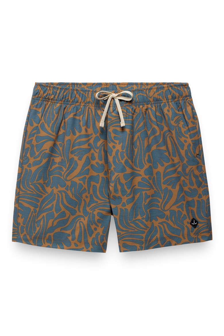 Metric Swim Trunks, Alternate, color, TUMERIC SEAWEED