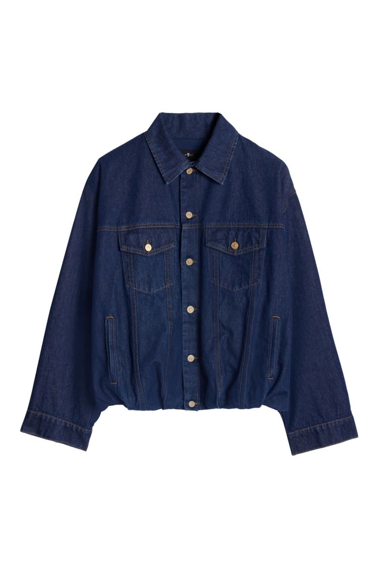 Oversize Denim Jacket, Alternate, color, INDIGO SOUL
