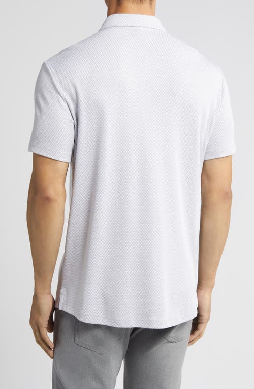 Robert Barakett Campbell Knit Short Sleeve Button-up Shirt In Gray