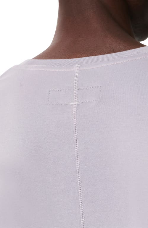 Rag & Bone Pima Interlock Tee In Pastel Gray