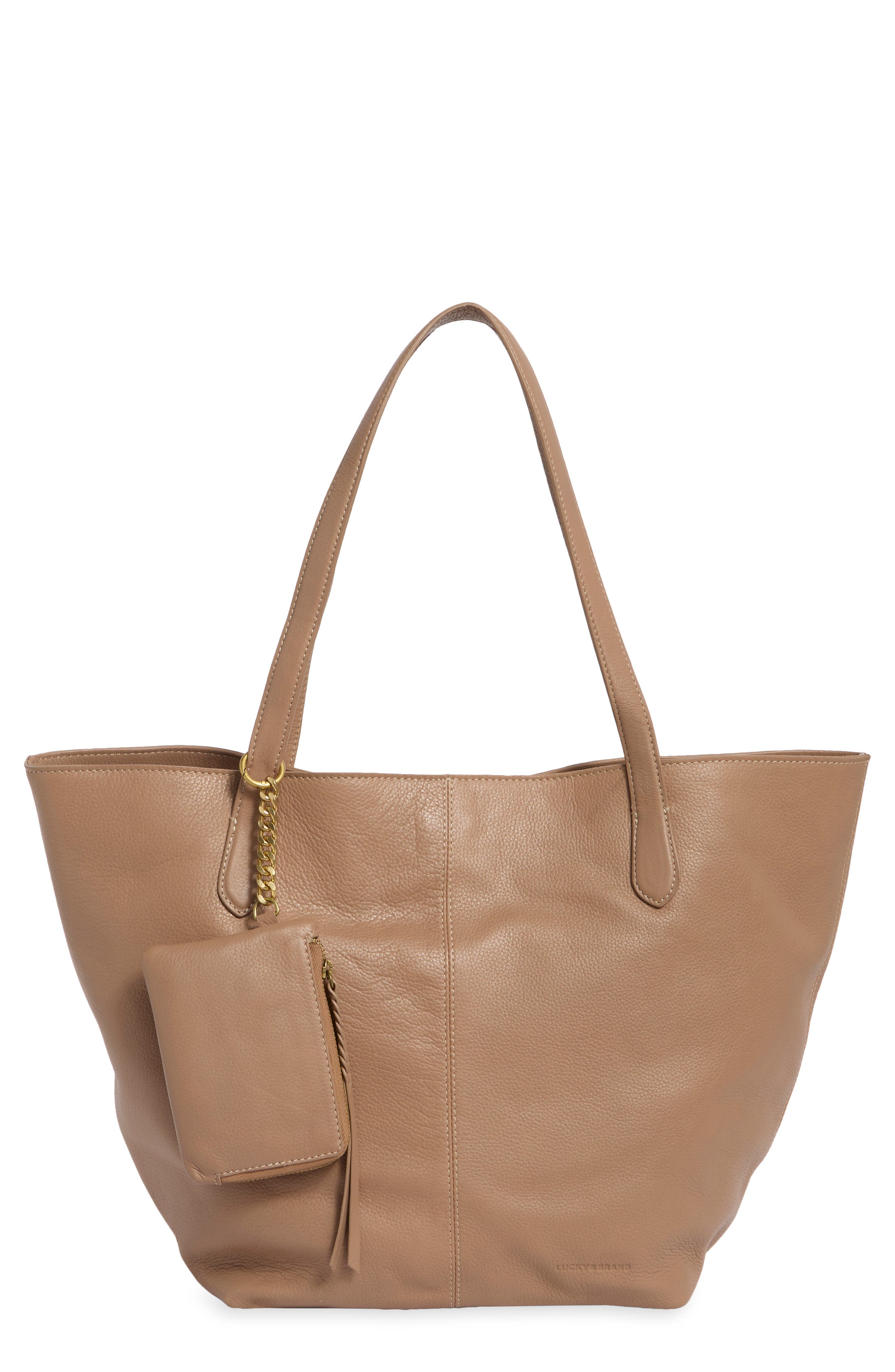 Amy Leather Tote, Main, color, TUSCANY PEBBLE VINTAGE LE