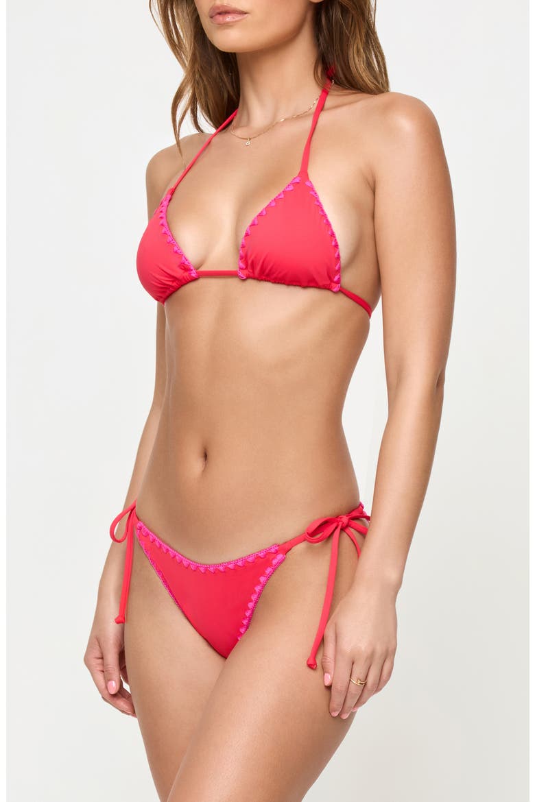 Zhara Classic Swim Bottoms, Alternate, color, POUT/BRIGHT FUCHSIA