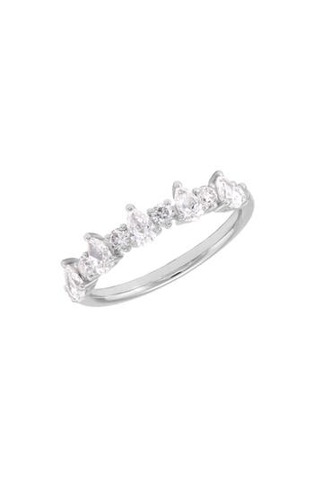 Frankie & Zoe Diamond Band Ring In Gold