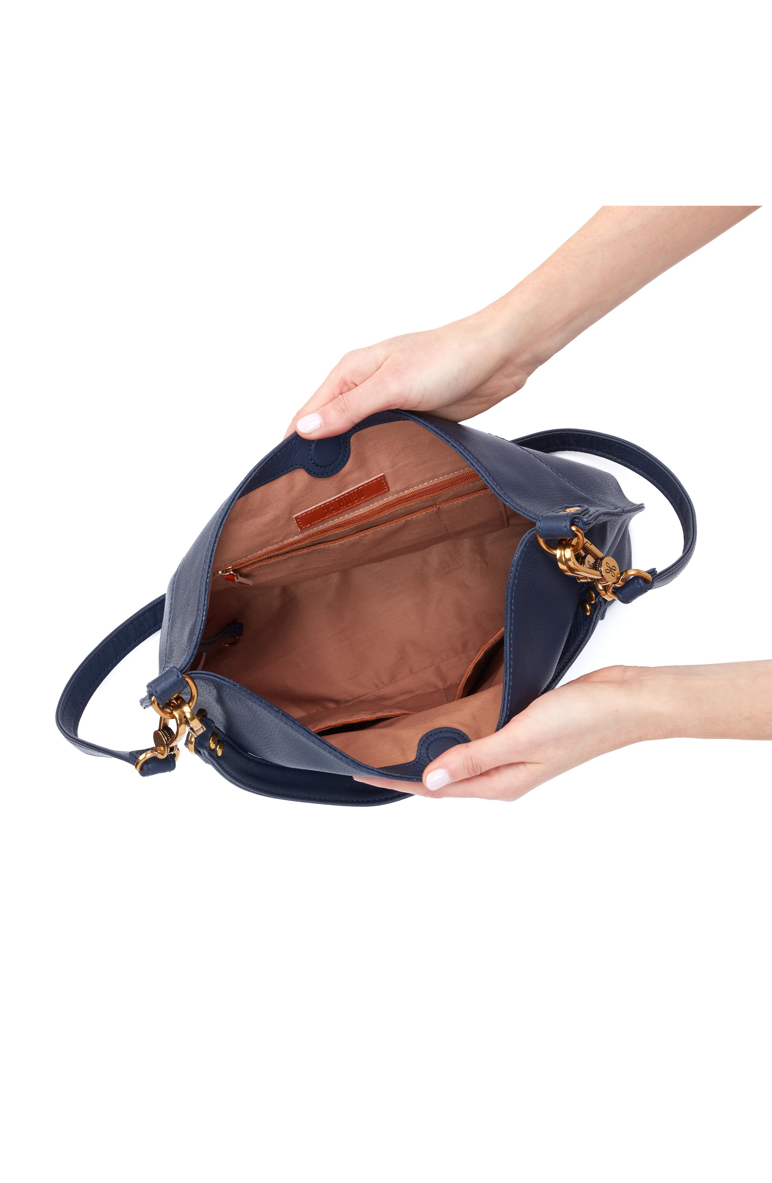 Pier Leather Tote, Alternate, color, SAPPHIRE