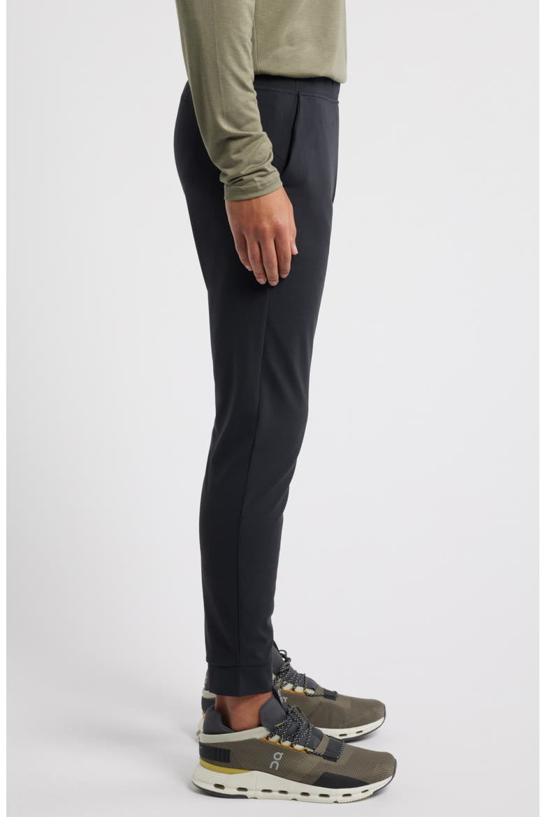 High Mile Stretch Nylon Joggers, Alternate, color, BLACK