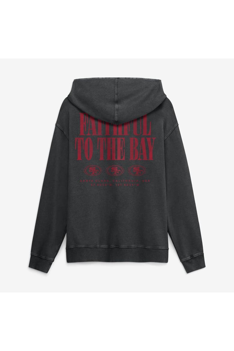 Men's Fanatics Black San Francisco 49ers Relaxed Intense Rivalry French Terry Hoodie, Alternate, color, Black