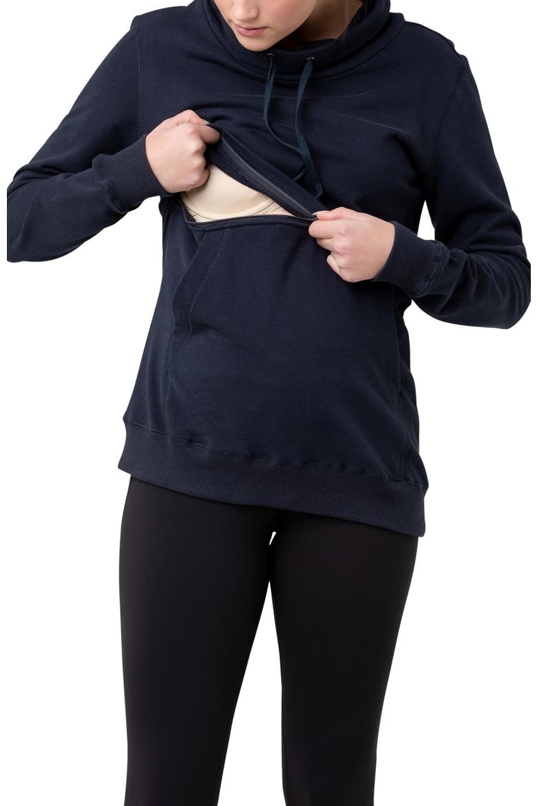 Joey Nursing Jumper, Alternate, color, Navy