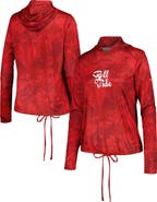 Columbia Women's Columbia  Crimson Alabama Crimson Tide Summerdry Printed Long Sleeve Hoodie T-Shirt