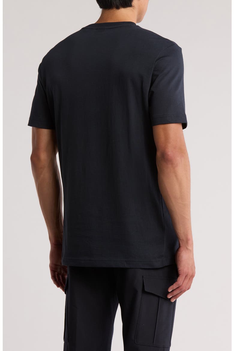 Tiburt Logo Graphic T-Shirt, Alternate, color, DARK BLUE