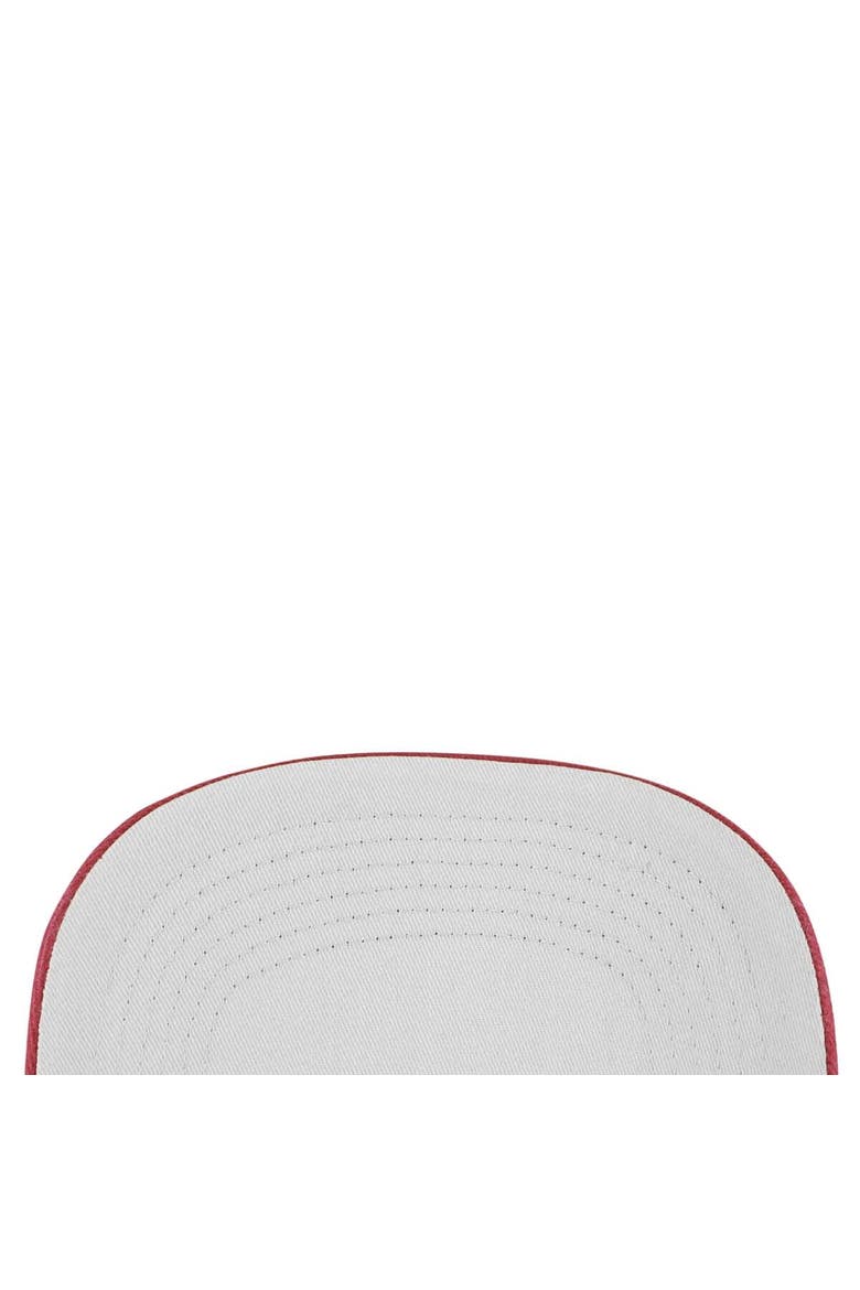 Men's '47  Burgundy Colorado Avalanche Heavy Twill Trucker Hitch Rope Adjustable Hat, Alternate, color, Burgundy