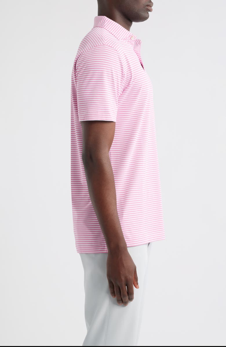 Peter Millar Crown Crafted Verse Performance Mesh Polo, Alternate, color, Dogwood