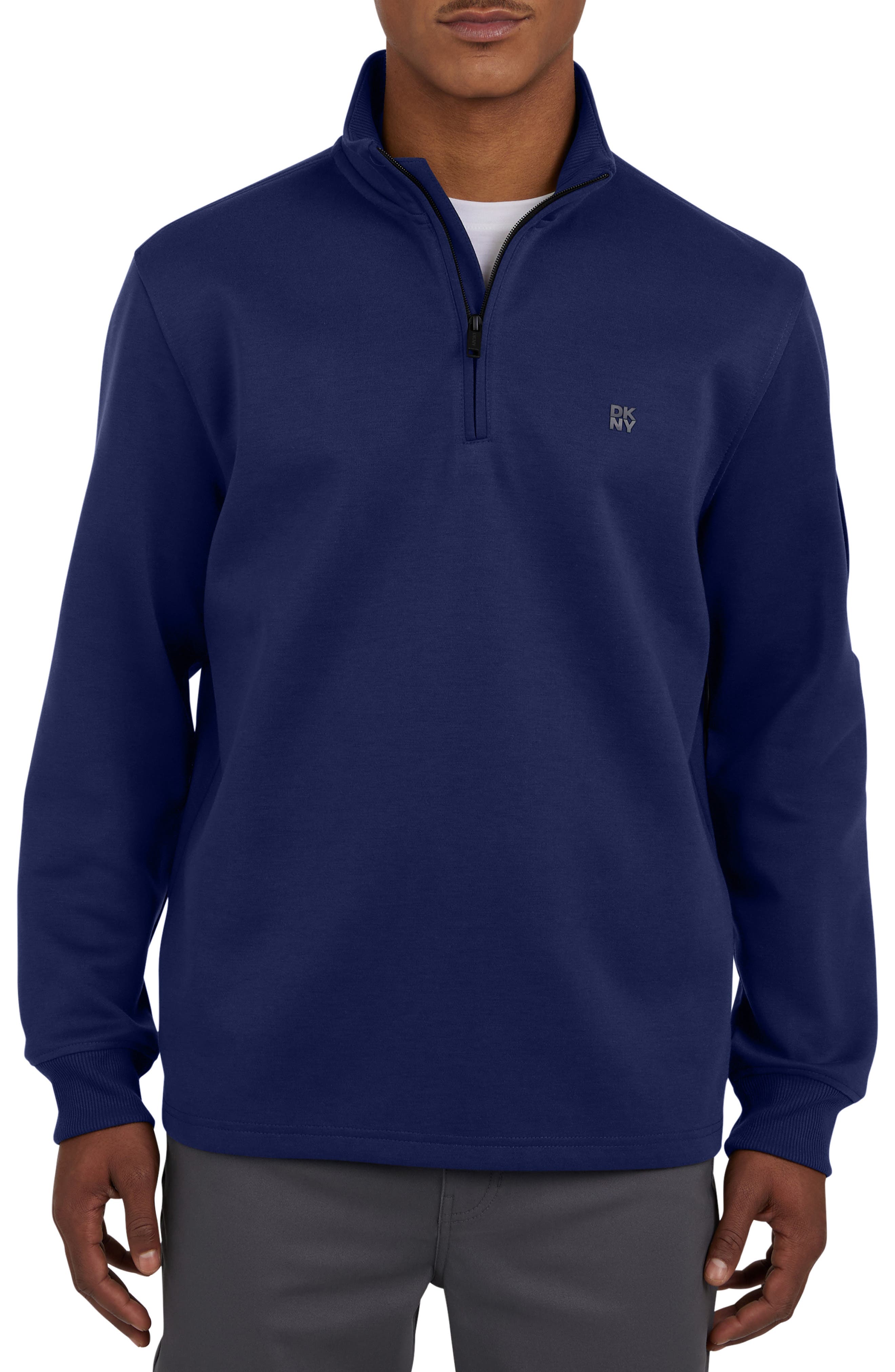 DKNY Noah Quarter Zip Sweater