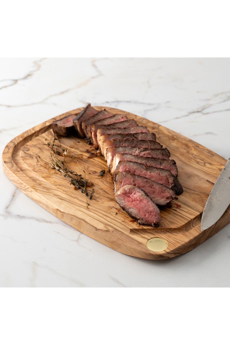 Nerro Olivewood Chopping Board, 13 x 9.45 x 0.71 Inch, Alternate, color, Brown